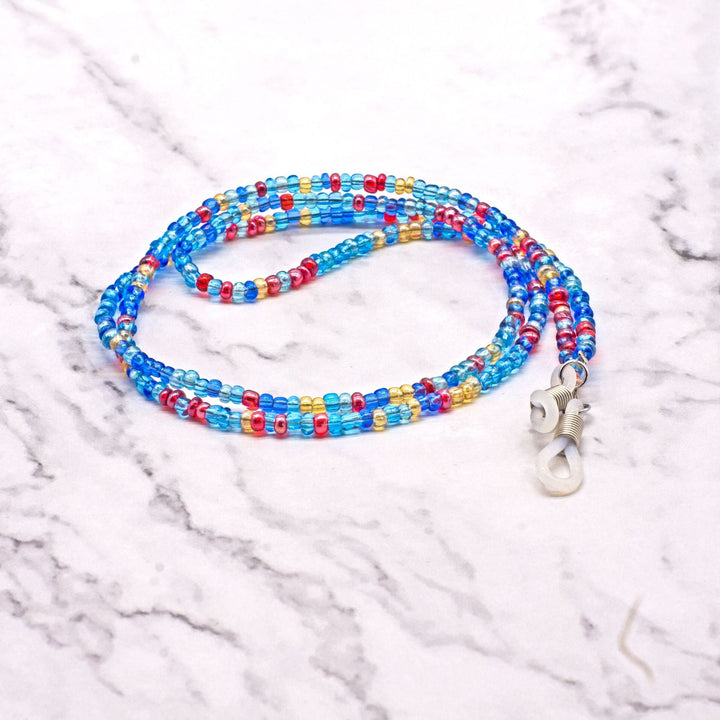 Multicolored Beaded Eyewear Retainer Chain Kalsten
