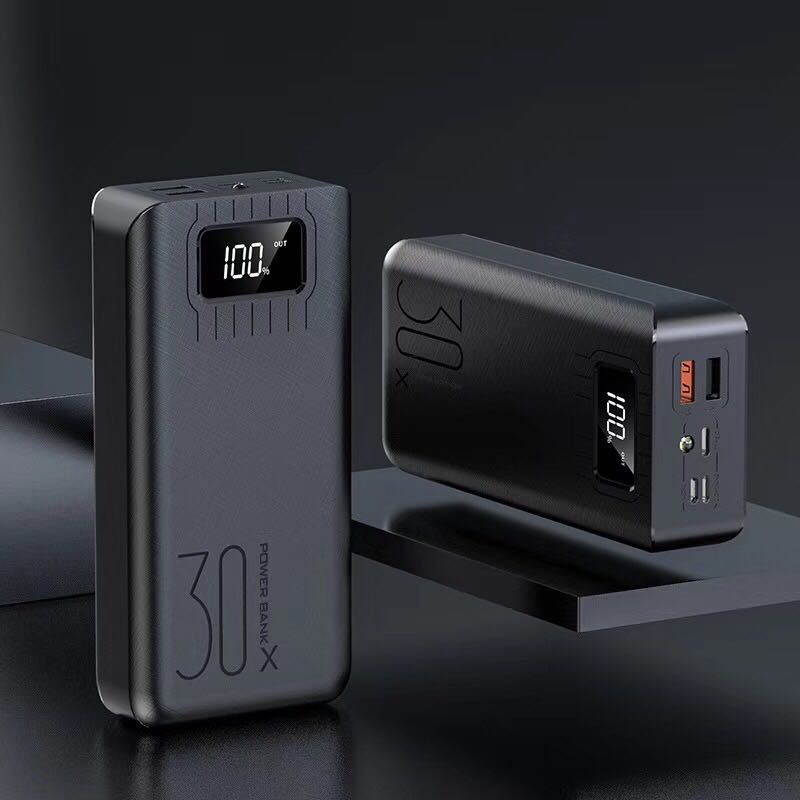 Powerful power bank with LCD display and multiple connections Kalsten