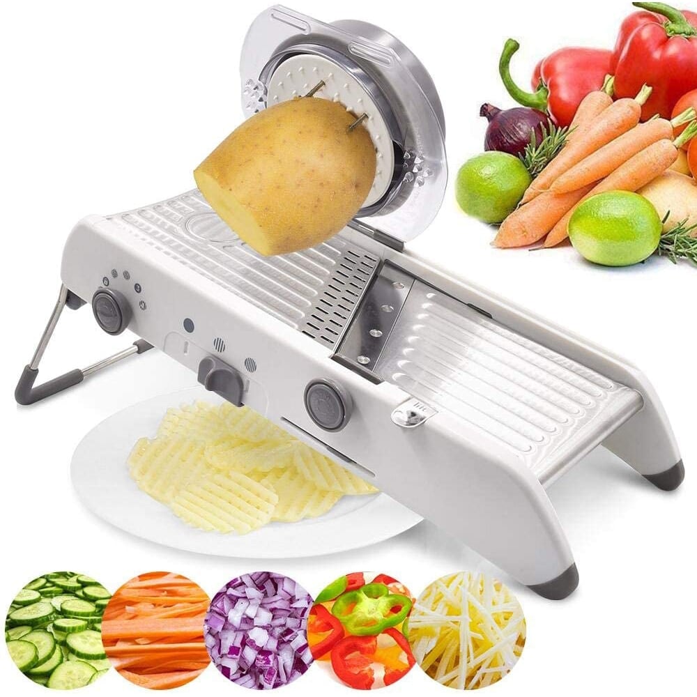 Kalsten | ProSlice Mandoline Vegetable Slicer – Adjustable Stainless Steel Blades for Precision Cutting