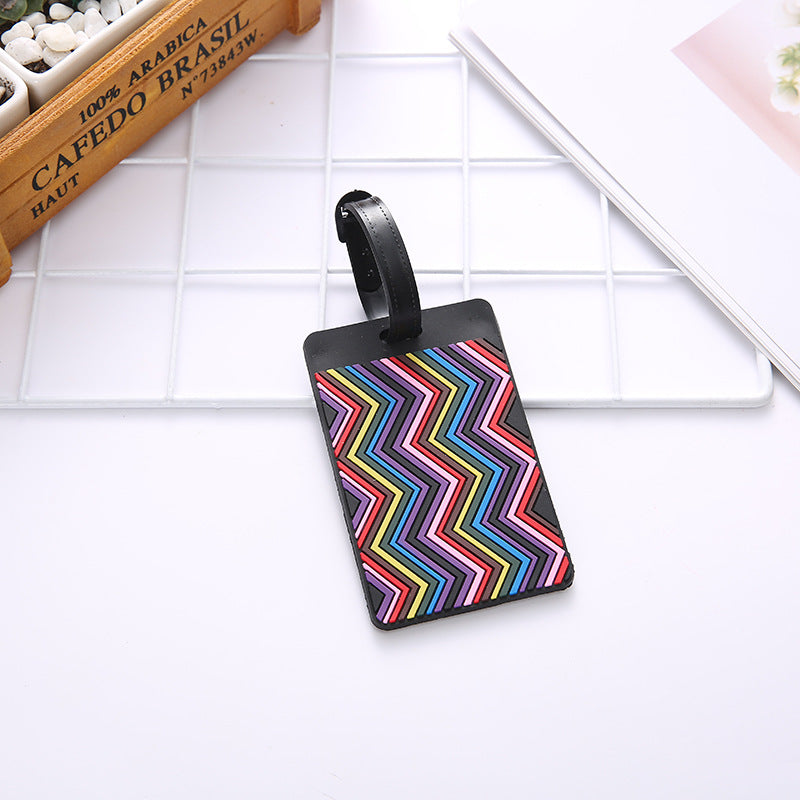 Unisex Geometric Pattern Travel Luggage Tag Kalsten