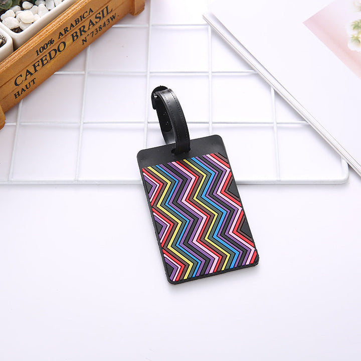 Unisex Geometric Pattern Travel Luggage Tag Kalsten