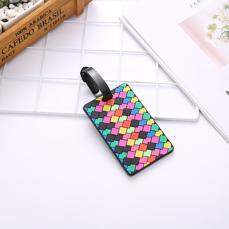 Unisex Geometric Pattern Travel Luggage Tag Kalsten