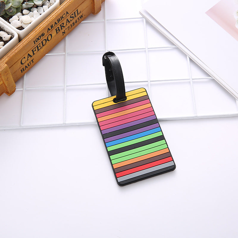 Unisex Geometric Pattern Travel Luggage Tag Kalsten