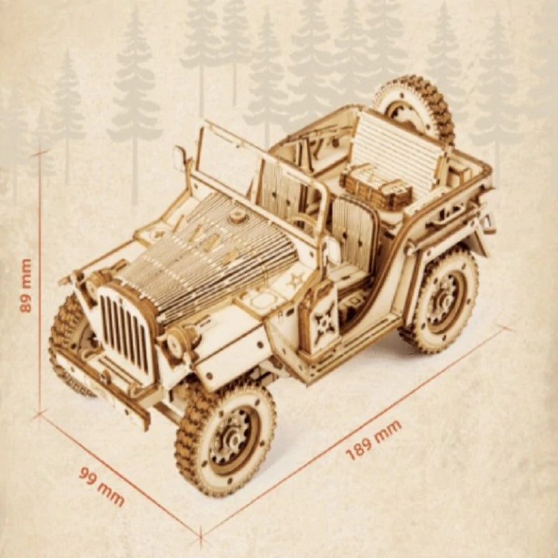 Super Wooden Mechanical Model Puzzle Set | Kalsten