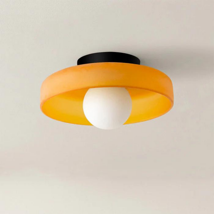 Round Ceiling Lamp with Stylish Functionality - LumiSphere | Kalsten