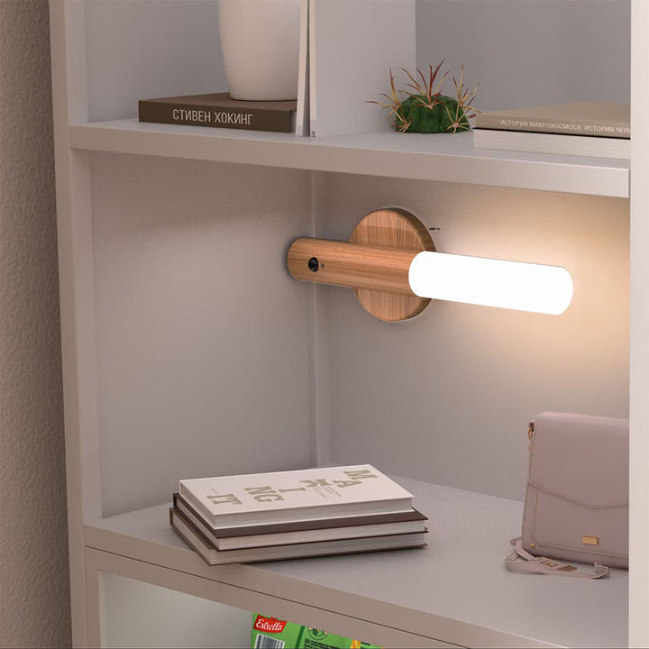 Wood LED Motion Sensor Wall Lamp Kalsten