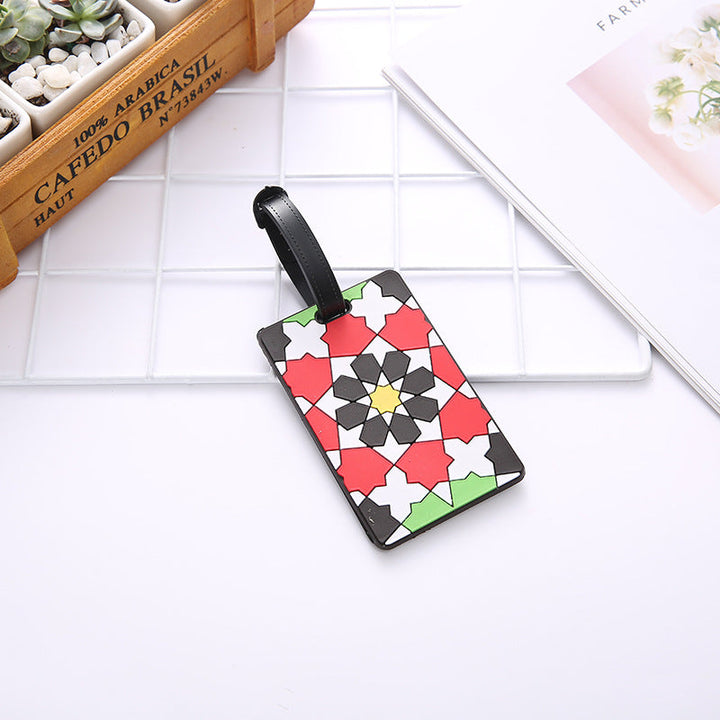 Unisex Geometric Pattern Travel Luggage Tag Kalsten