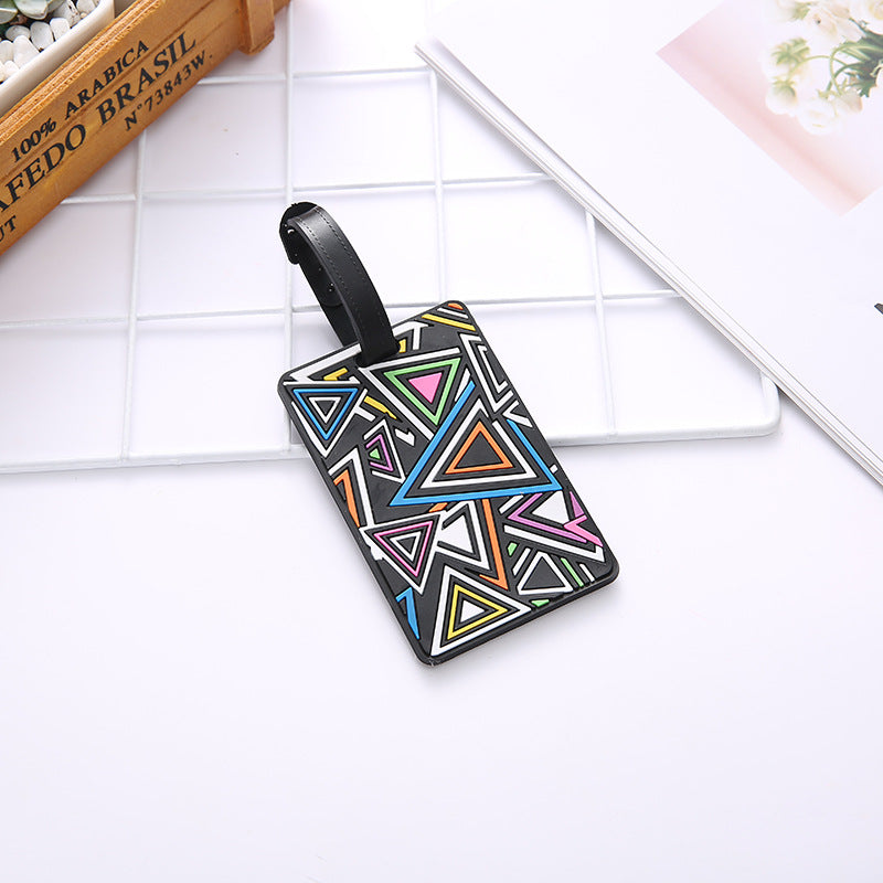 Unisex Geometric Pattern Travel Luggage Tag Kalsten
