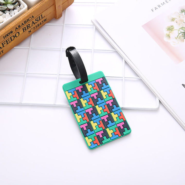 Unisex Geometric Pattern Travel Luggage Tag Kalsten