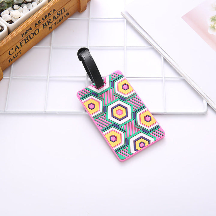 Unisex Geometric Pattern Travel Luggage Tag Kalsten