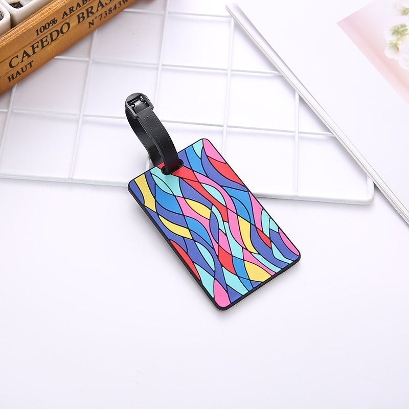 Unisex Geometric Pattern Travel Luggage Tag Kalsten