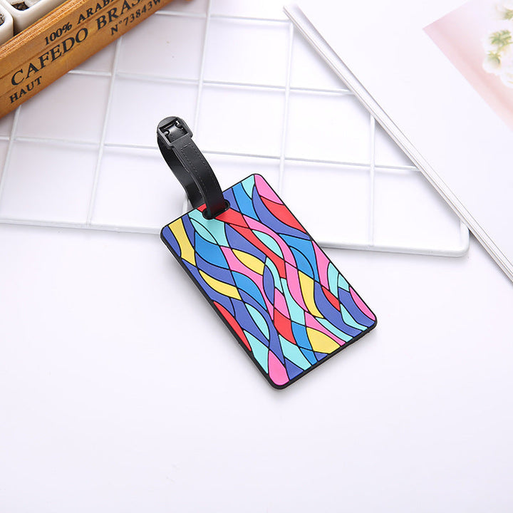 Unisex Geometric Pattern Travel Luggage Tag Kalsten