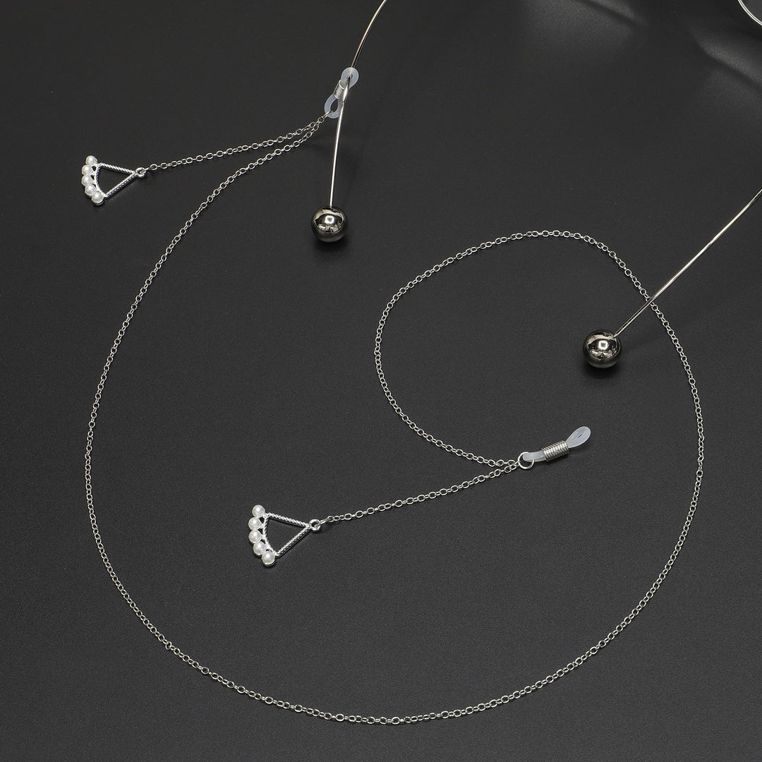 Elegant Triangle-Shaped Eyewear Chain Kalsten