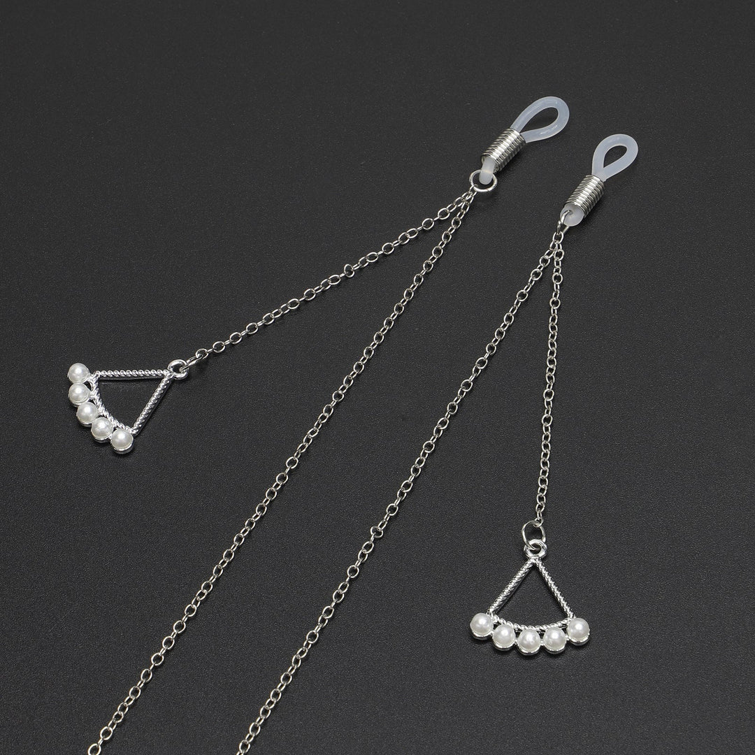 Elegant Triangle-Shaped Eyewear Chain Kalsten