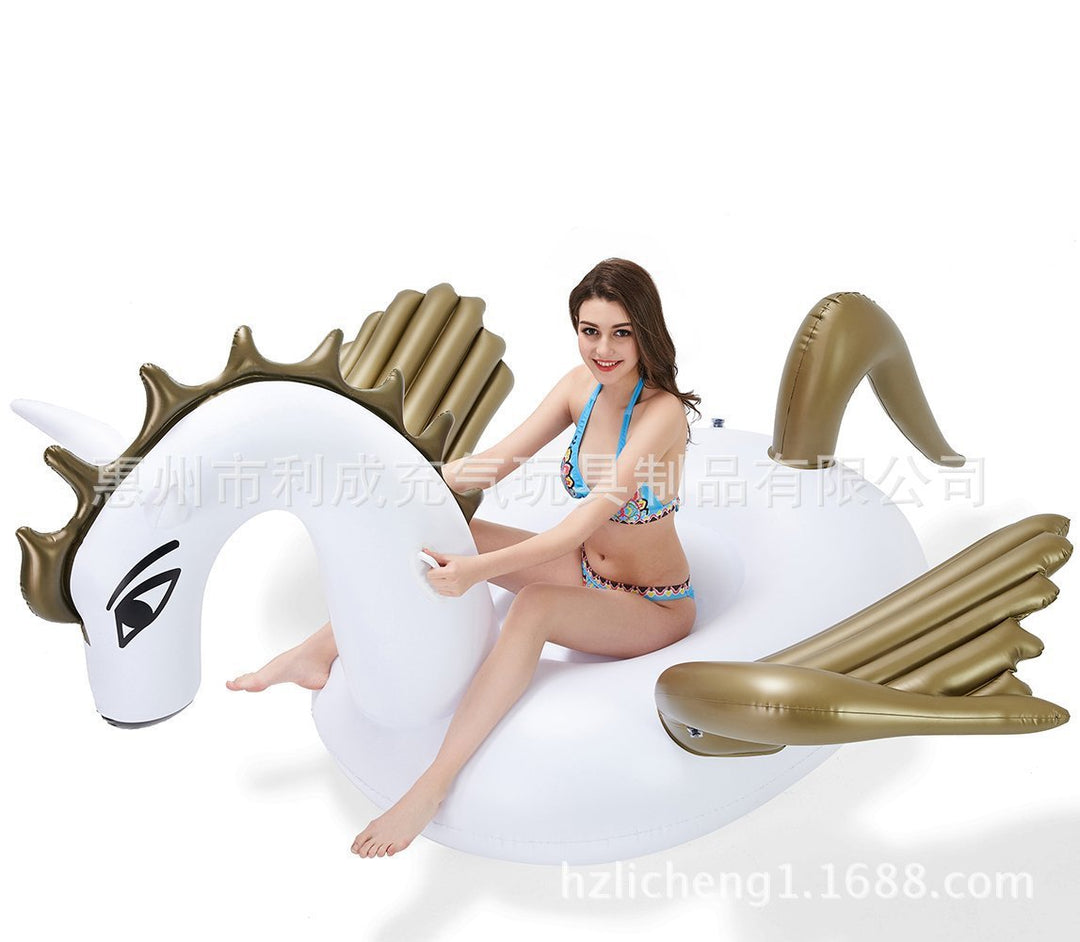 Women Inflatable Swimming Armchair in Unicorn Shape Kalsten