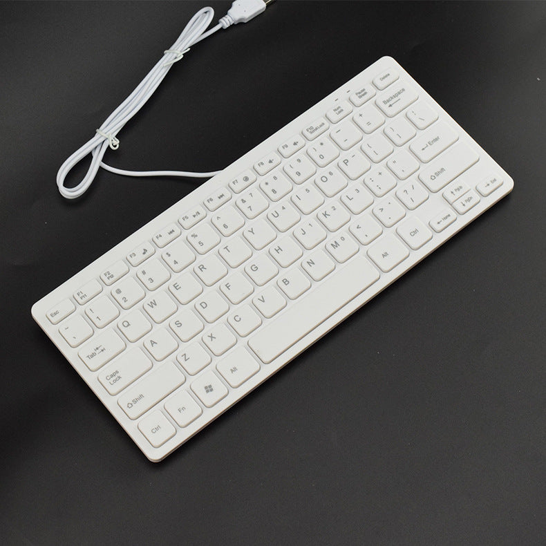 Flat USB keyboard with quiet keystrokes Kalsten