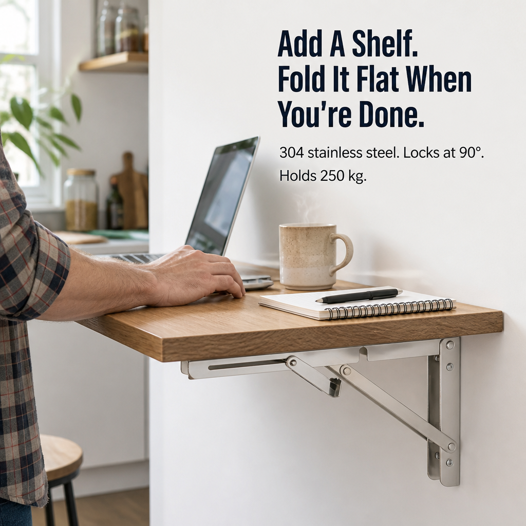 FlexiMount Folding Consoles made of Stainless Steel | Kalsten