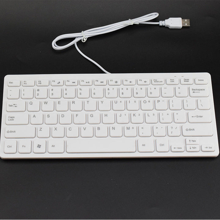 Flat USB keyboard with quiet keystrokes Kalsten