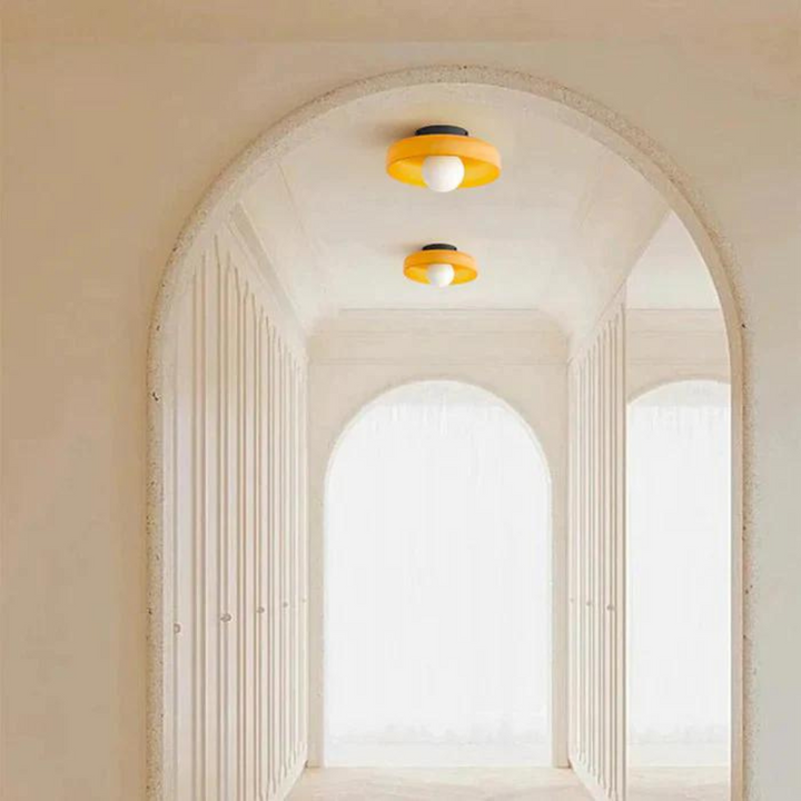 Round Ceiling Lamp with Stylish Functionality - LumiSphere | Kalsten