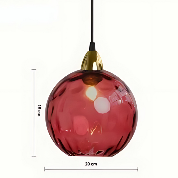 Elegant Glass Sphere Pendant Lamp for Luxury Interiors Kalsten