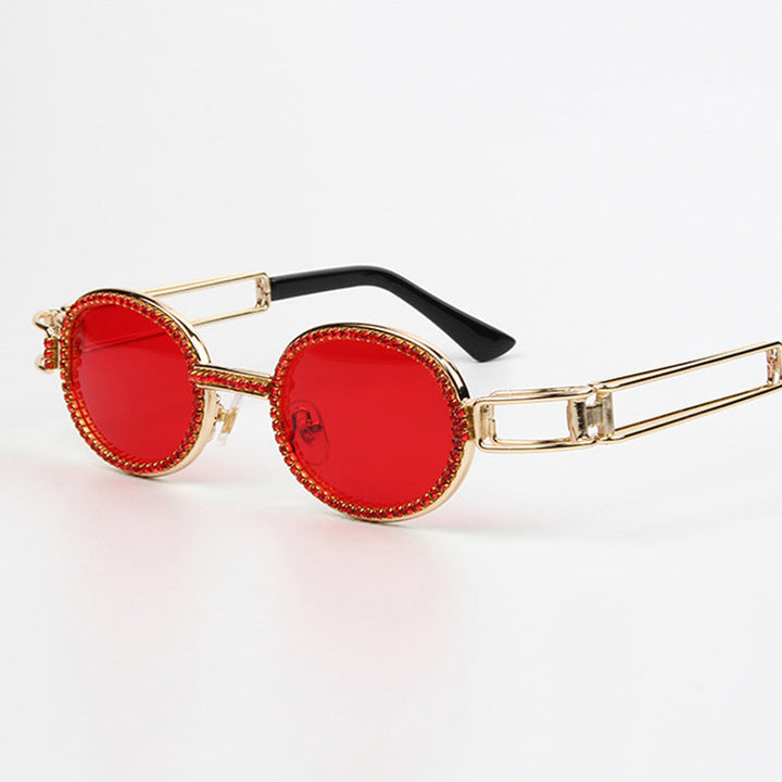 Women's feminine designer sunglasses with extravagant frame Kalsten