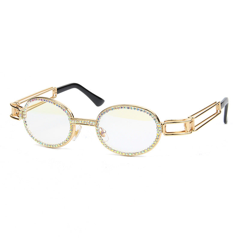 Women's feminine designer sunglasses with extravagant frame Kalsten