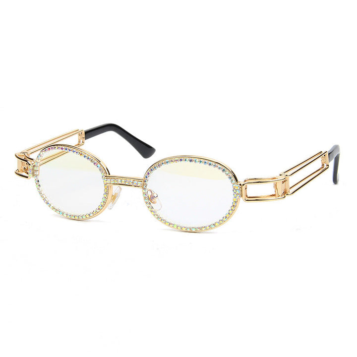 Women's feminine designer sunglasses with extravagant frame Kalsten