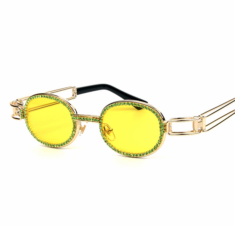 Women's feminine designer sunglasses with extravagant frame Kalsten