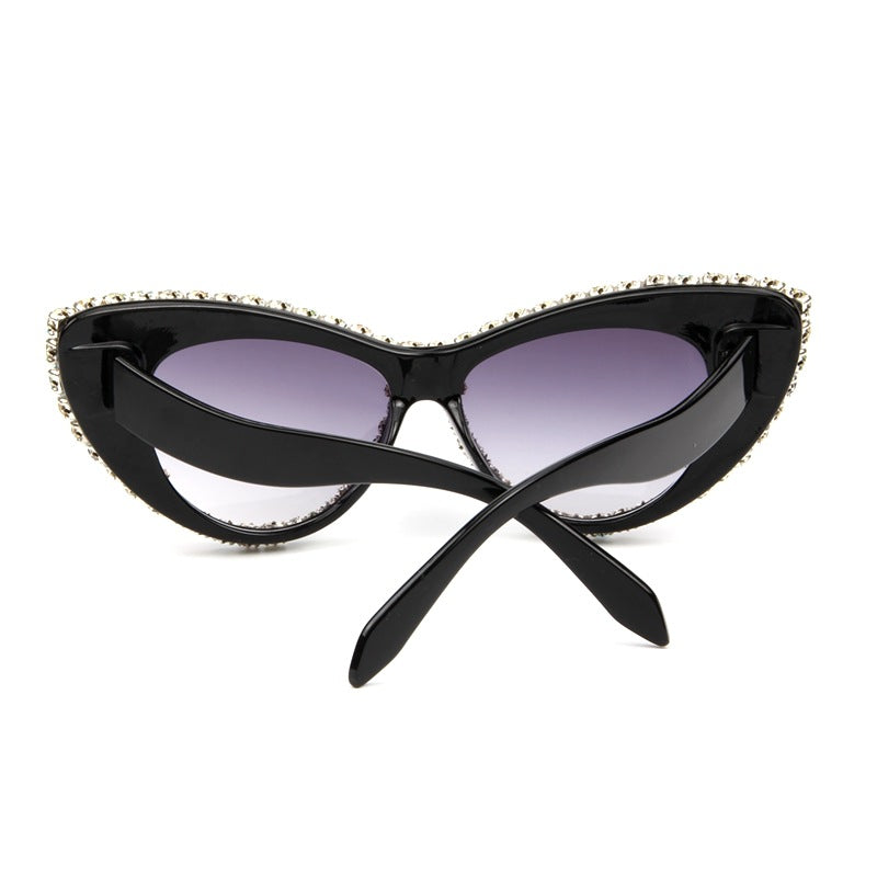Women's glamorous cat-eye sunglasses with sparkling crystal accents Kalsten