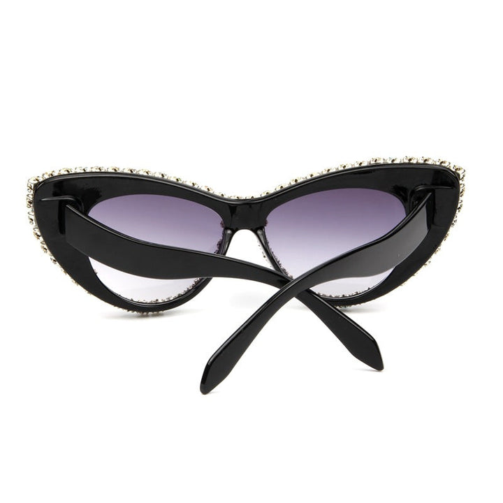 Women's glamorous cat-eye sunglasses with sparkling crystal accents Kalsten