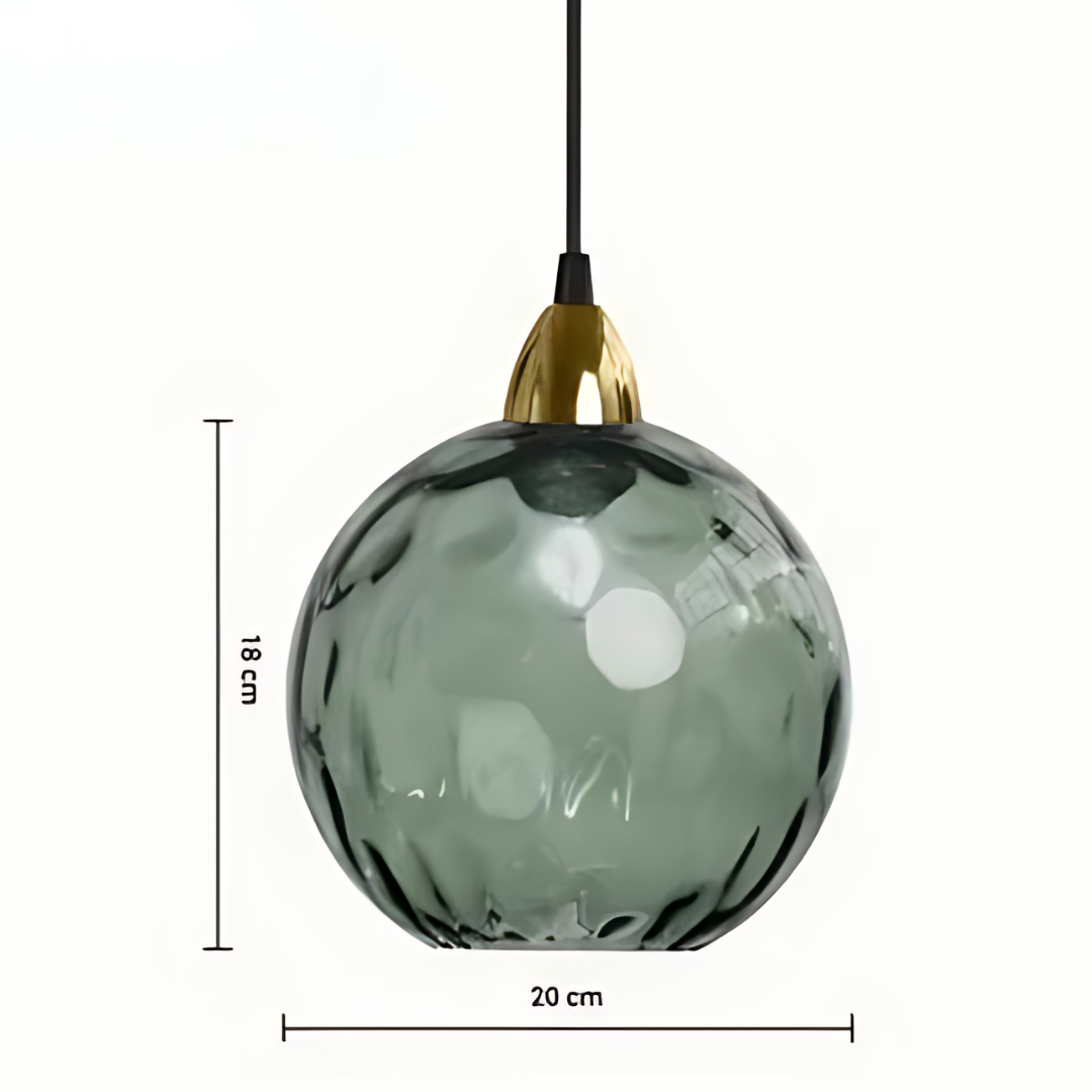 Elegant Glass Sphere Pendant Lamp for Luxury Interiors Kalsten