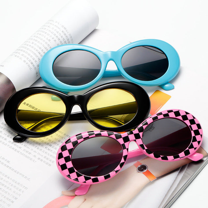 Ladies fashionable oval sunglasses Kalsten