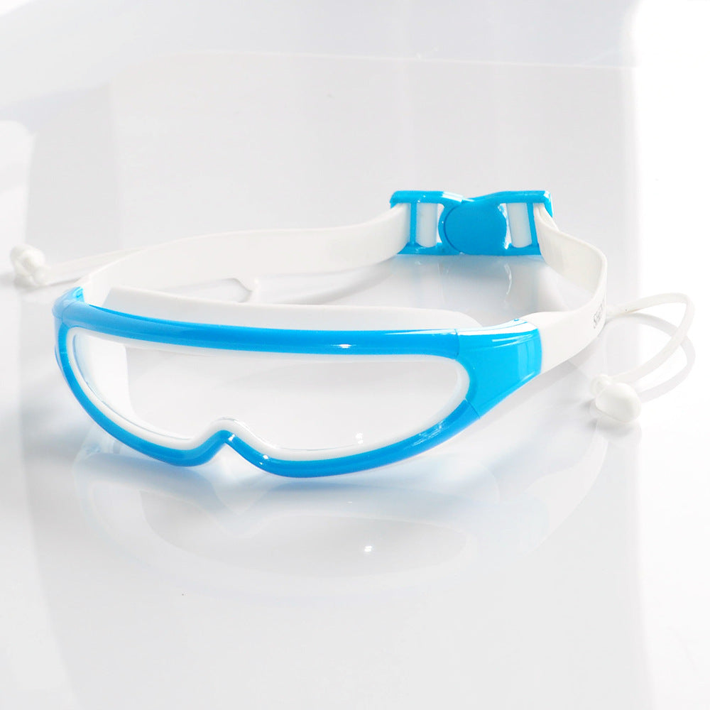 Sporty swimming goggles with adjustable wearing system Kalsten