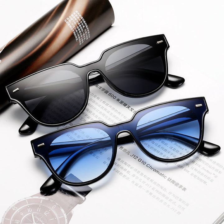 Women's fashionable cat-eye sunglasses with high-quality plastic frame Kalsten