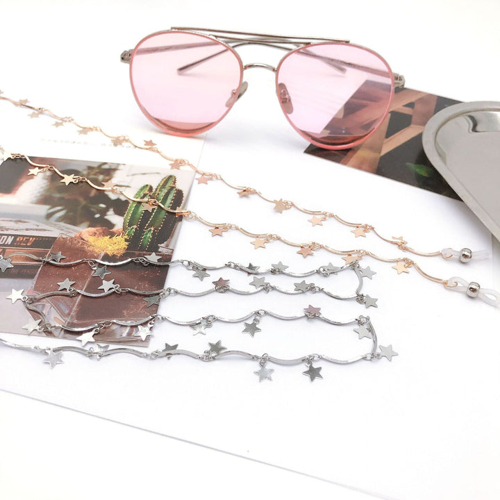 Star-Embellished Eyewear Chain Kalsten