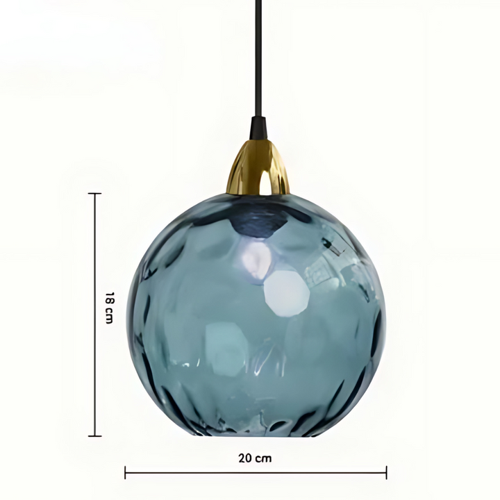Elegant Glass Sphere Pendant Lamp for Luxury Interiors Kalsten