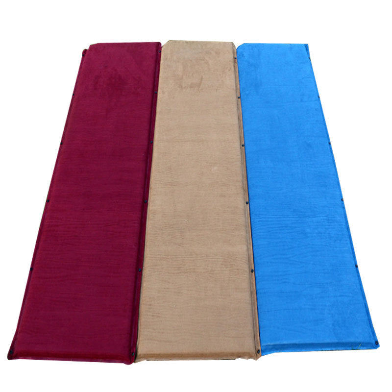 full-length camping sleeping pad with heavy-duty canvas cover and reinforced snap grommets Kalsten