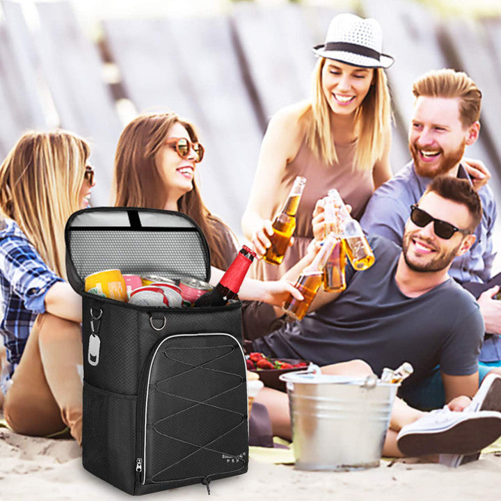 Unisex cool backpack with insulated interior compartment, flexible carrying comfort, and organized front pocket Kalsten