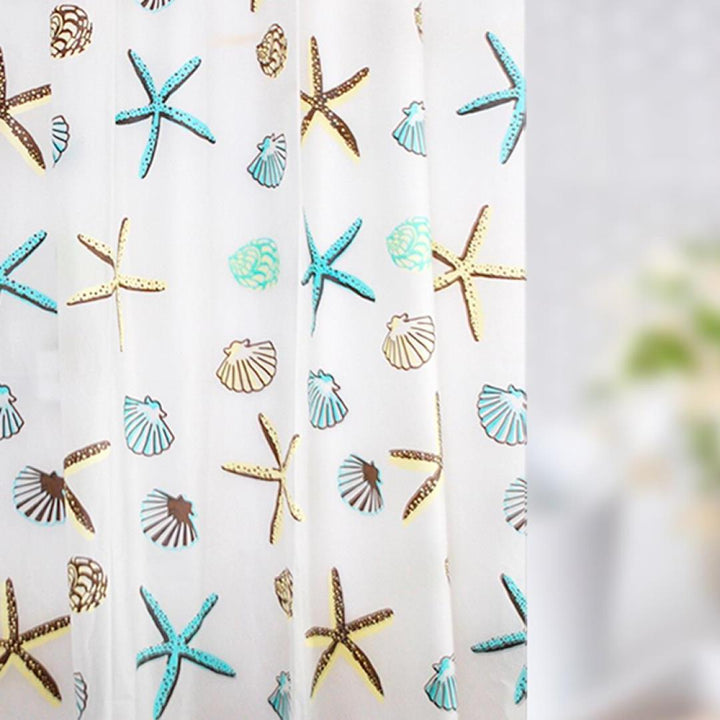 Coastal-Themed Shower Curtain Kalsten