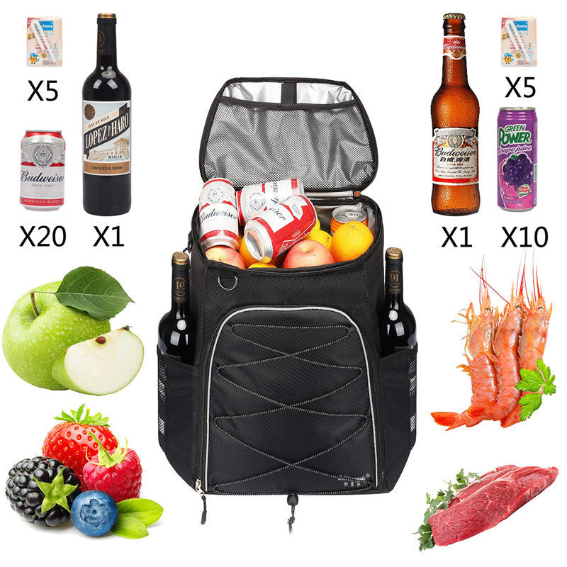Unisex cool backpack with insulated interior compartment, flexible carrying comfort, and organized front pocket Kalsten