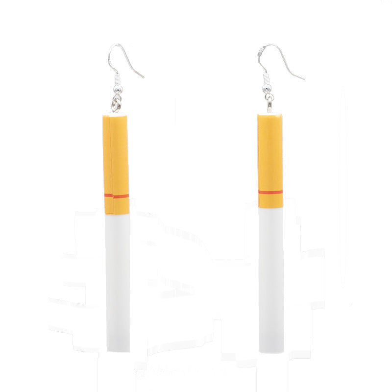 Playful Cigarette-Inspired Dangle Earrings Kalsten
