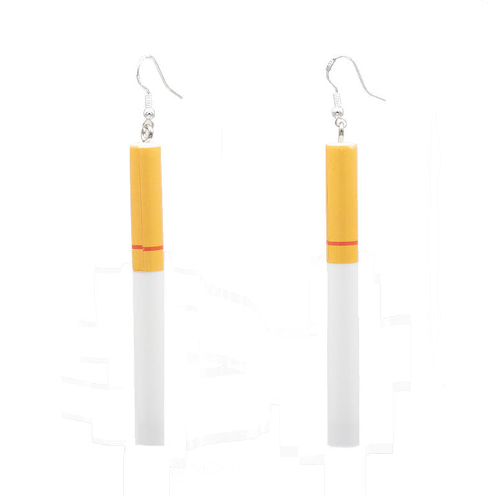 Playful Cigarette-Inspired Dangle Earrings Kalsten