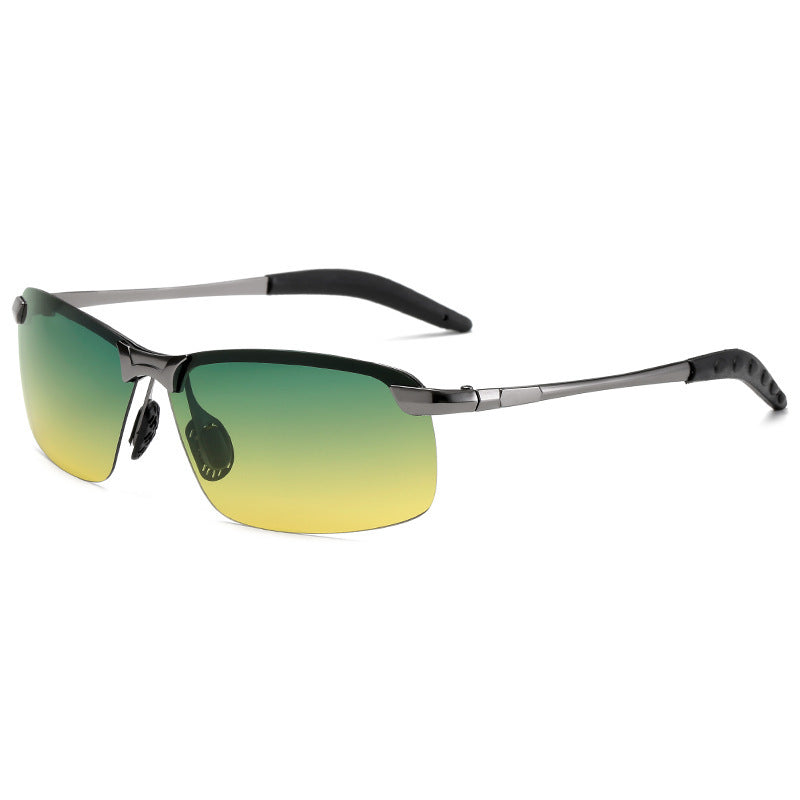 Men's sporty sunglasses with polarized lenses and flexible frame Kalsten