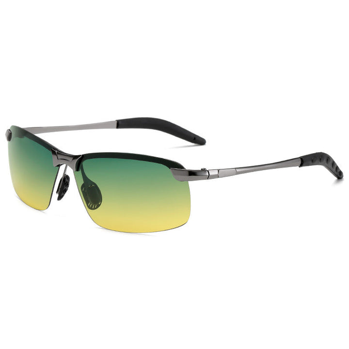 Men's sporty sunglasses with polarized lenses and flexible frame Kalsten