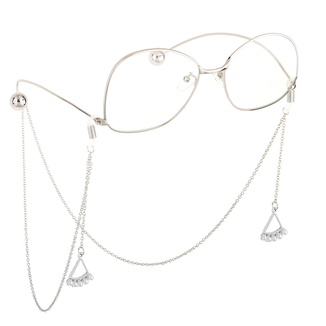 Elegant Triangle-Shaped Eyewear Chain Kalsten