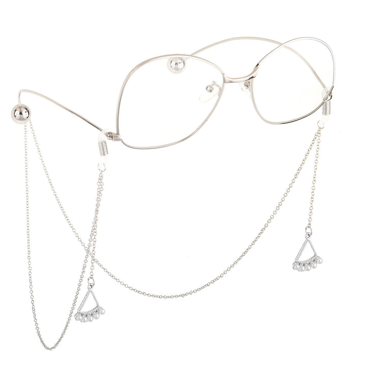 Elegant Triangle-Shaped Eyewear Chain Kalsten