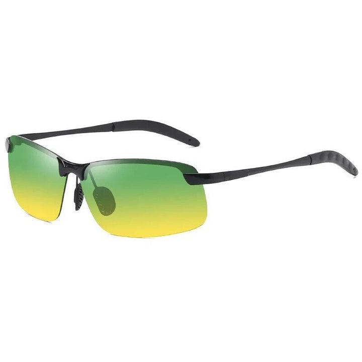 Men's sporty sunglasses with polarized lenses and flexible frame Kalsten