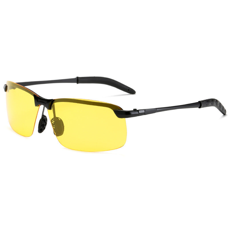 Men's sporty sunglasses with polarized lenses and flexible frame Kalsten