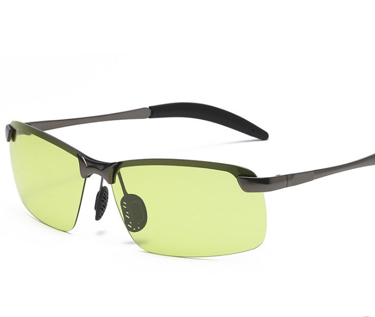 Men's sporty sunglasses with polarized lenses and flexible frame Kalsten