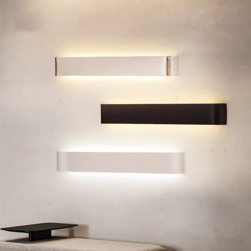 Nordic LED Wall Light - Modern Brushed Aluminum Indoor Wall Light | Kalsten